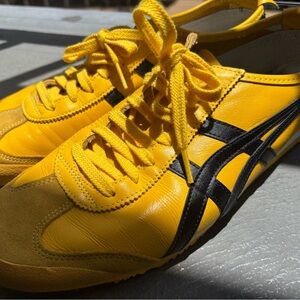 Onitsuka Tiger by Asics Men's Yellow and Black Sneakers